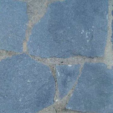 Piedras Segovia - Piedras irregulares: Cuarcita gris - azulada